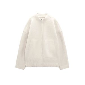 Zara Oversized Pocket Bomber Jacket